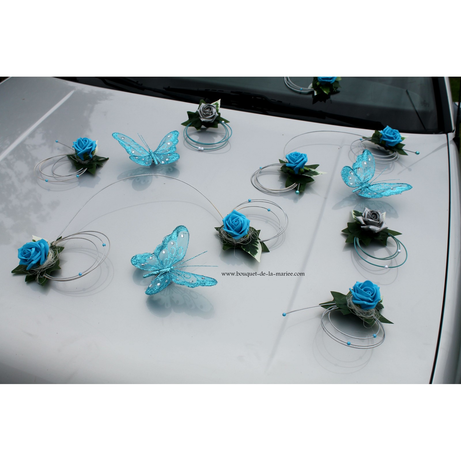 Décorations portière voiture de jeunes autodeko m3 ours blanc/turquoise :  : Cuisine et Maison